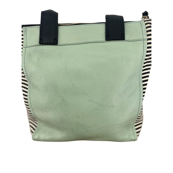 Kate Spade New York Leather Top Handbag + Crossbody Strap Green - Picture 4 of 9